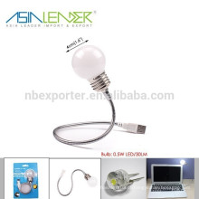 BT-4823 0.5 W 30 Lumen LED flexível USD Luz de bulbo